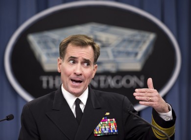 State department spokesman John Kirby