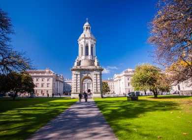 A view inside Trinity College Dublin.