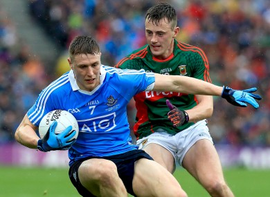 John Small of Dublin with Diarmuid O'Connor of Mayo.