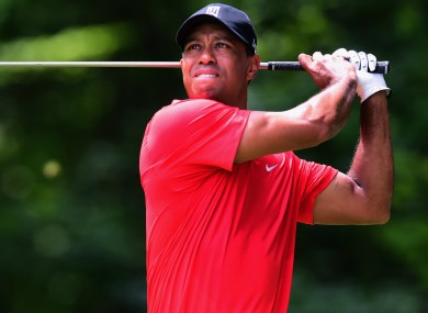 Former world number one Tiger Woods.