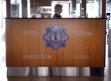 Border controls at Dublin Airport.