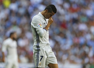Ronaldo and co were left frustrated earlier.
