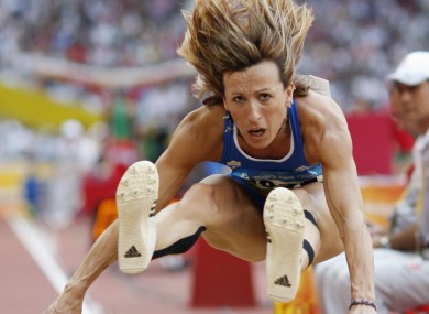 Greek athlete Chrysopigi Devetzi