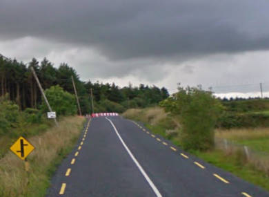 The area close to where the crash happened, near Athea.