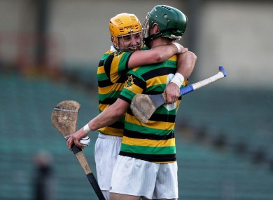 Donal Cronin and Brian Moylan celebrate.