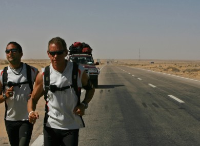 Charlie Engle (right).