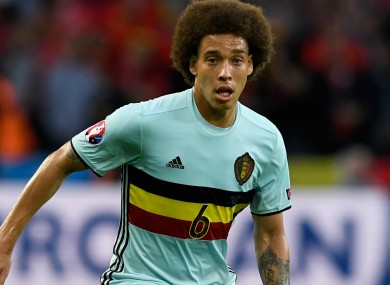Belgian midfielder Axel Witsel.