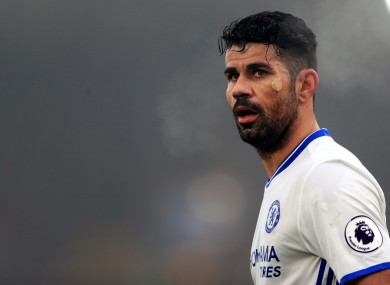 Diego Costa is rumoured to have been unsettled by an approach from China.