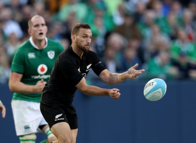 Cruden was part of a patched-up All Black back-line in Chicago.