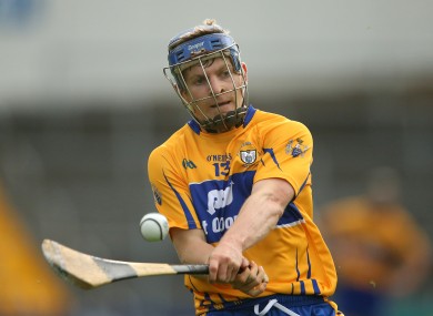 Podge Collins hit the net for the Clare hurlers today.
