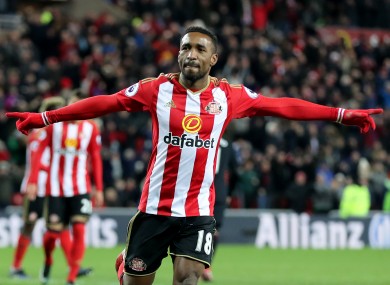 Defoe has scored 11 goals for the Black Cats this season.