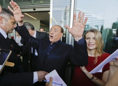 Former Italian Prime Minister Silvio Berlusconi