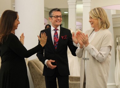 Randy Fenoli and Martha Stewart on TLC's popular show Say Yes to the Dress