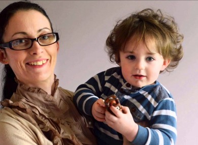 Yvonne and her young son Tristan.