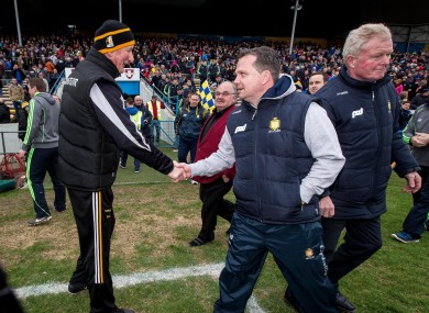 Brian Cody and Davy Fitzgerald will meet on the sideline this weekend