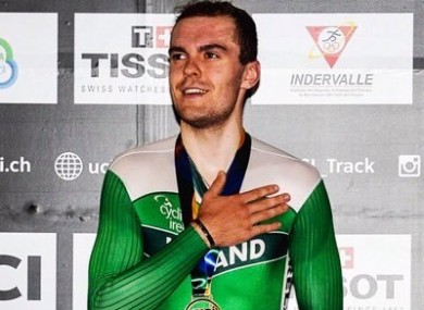 Mark Downey after yet another World Cup gold.