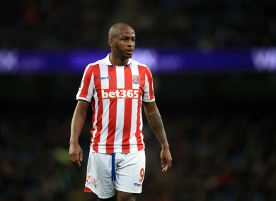 Berahino has played six Premier League games for Stoke since his January move.