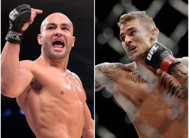 Eddie Alvarez and Dustin Poirier.