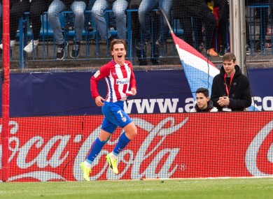 Griezmann celebrating (file photo).