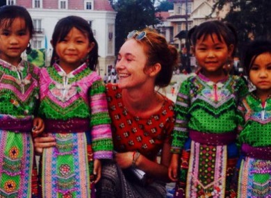 Danielle McLaughlin in Goa last month.