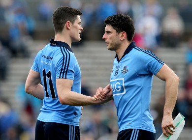 Connolly and Brogan are both set to start tomorrow's league showdown.