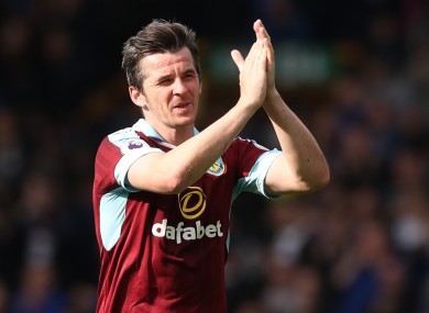 Burnley midfielder Joey Barton.