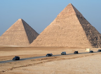 File photo of the Pyramids of Giza.