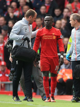 Sadio Mane picked up the injury in Liverpool's recent win over Everton.