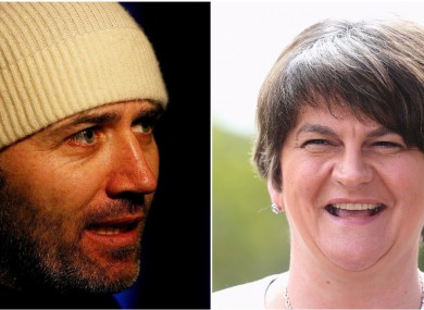 Tommy Tiernan joked about Arlene Foster as a cattle farmer.