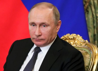 Russian President Vladimir Putin