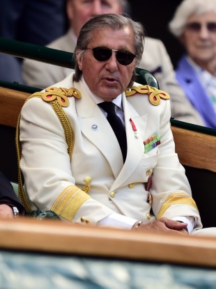 Nastase: argument with tennis journalist on Saturday (file photo).