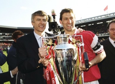 The pair in happier times.