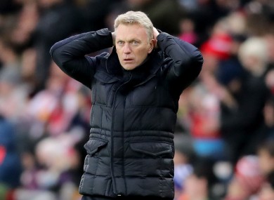 It has been a nightmare season for Moyes and Sunderland.