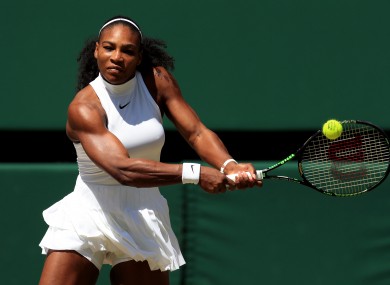 Serena Williams (file pic).