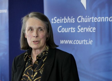 Chief Justice Susan Denham pictured last year