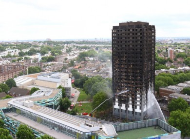 Grenfell Tower in west London.