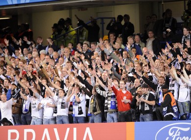 Rosenborg fans (file pic).