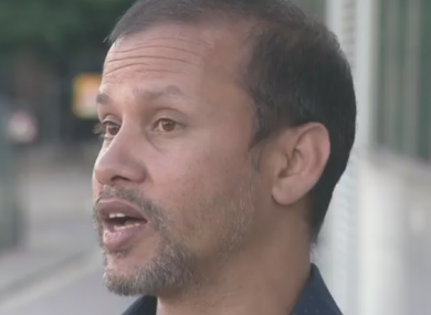 Jabed Hussain described the incident to The BBC.