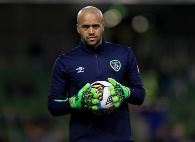 Randolph is currently first choice at international level.