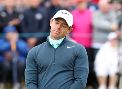 McIlroy has endured a frustrating year.
