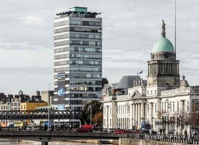 Liberty Hall in Dublin city centre, one of Dublin's tallest buildings