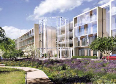 How the hotel would have looked.