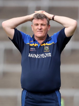A disappointed Tipperary manager Liam Kearns.
