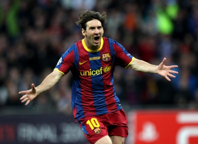 Lionel Messi has agreed to stay on at Barcelona until 2021.