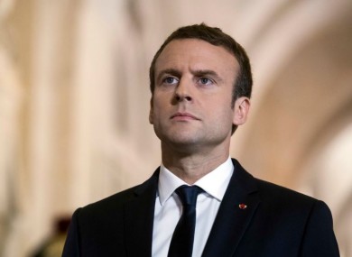French President Emmanuel Macron