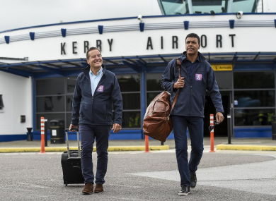 Kingdom come: Stelling and Kamara visited Kerry as part of their roadtrip.
