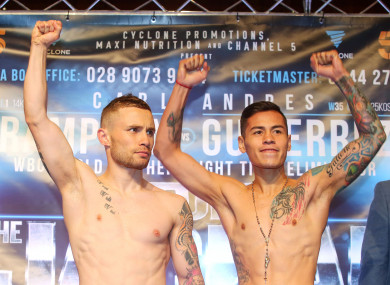 Carl Frampton and Andres Gutierrez will now not fight.