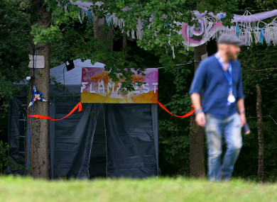 A view of the entrance to Flamefest.