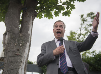 Farage said he believed the British government was being reasonable in Brexit talks