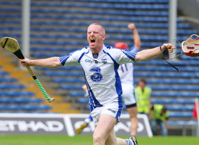 Mullane celebrates reaching the Munster final back in 2012.
